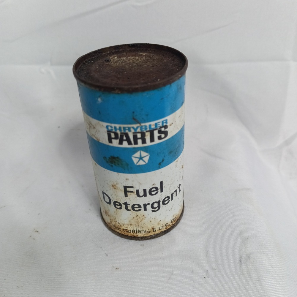 Vintage Chrysler Parts MOPAR Fuel Detergent 6oz Sealed Can NOS 3419 c2